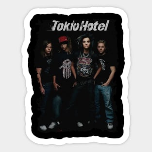 Cracked Vintage Tom Kaulitz Sticker